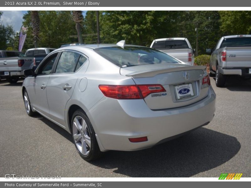 Silver Moon / Ebony 2013 Acura ILX 2.0L Premium