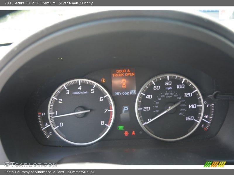 Silver Moon / Ebony 2013 Acura ILX 2.0L Premium