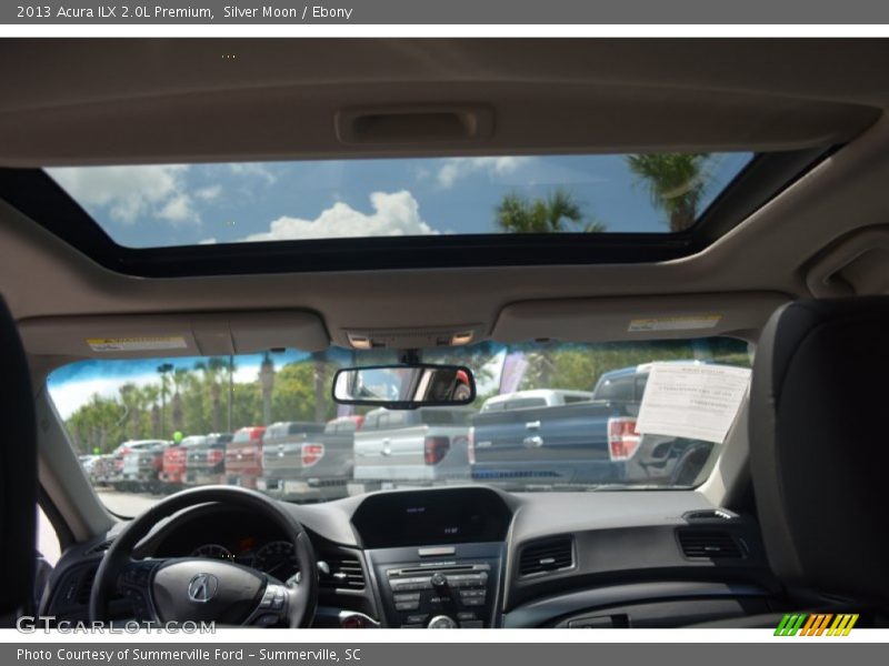 Silver Moon / Ebony 2013 Acura ILX 2.0L Premium