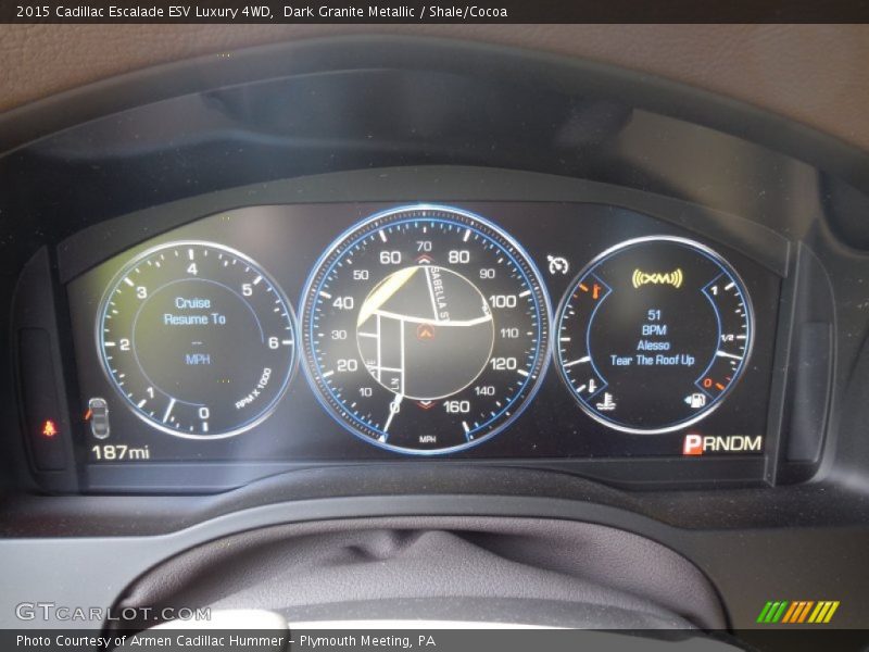  2015 Escalade ESV Luxury 4WD ESV Luxury 4WD Gauges