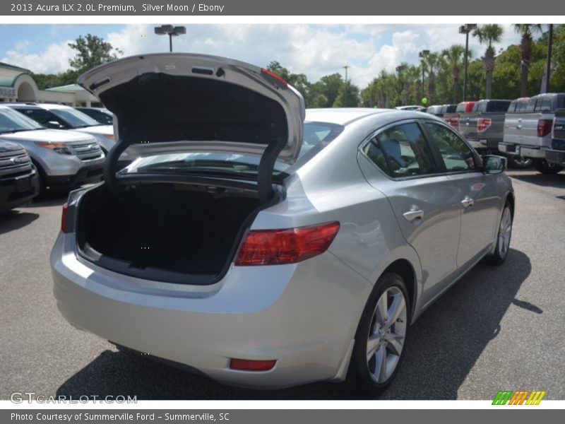 Silver Moon / Ebony 2013 Acura ILX 2.0L Premium