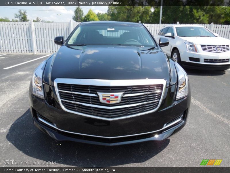 Black Raven / Jet Black/Jet Black 2015 Cadillac ATS 2.0T AWD Sedan