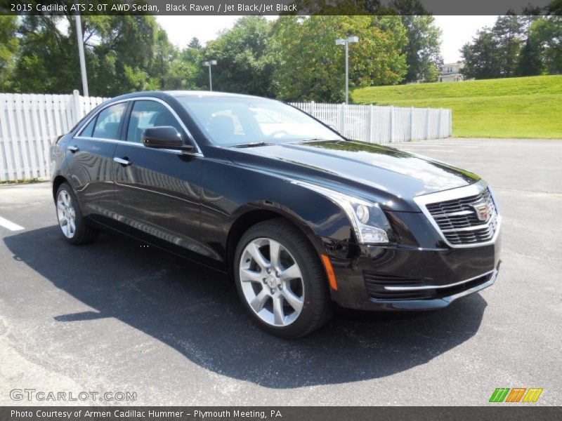 Black Raven / Jet Black/Jet Black 2015 Cadillac ATS 2.0T AWD Sedan