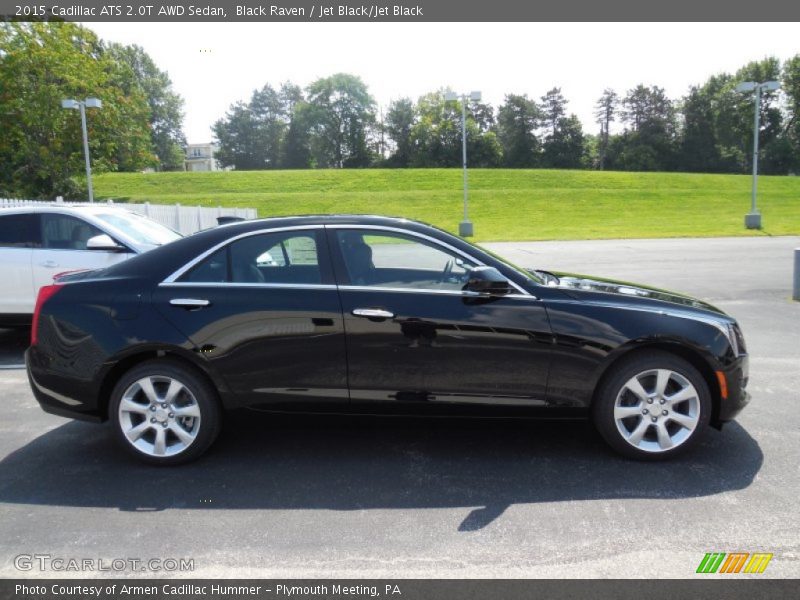 Black Raven / Jet Black/Jet Black 2015 Cadillac ATS 2.0T AWD Sedan