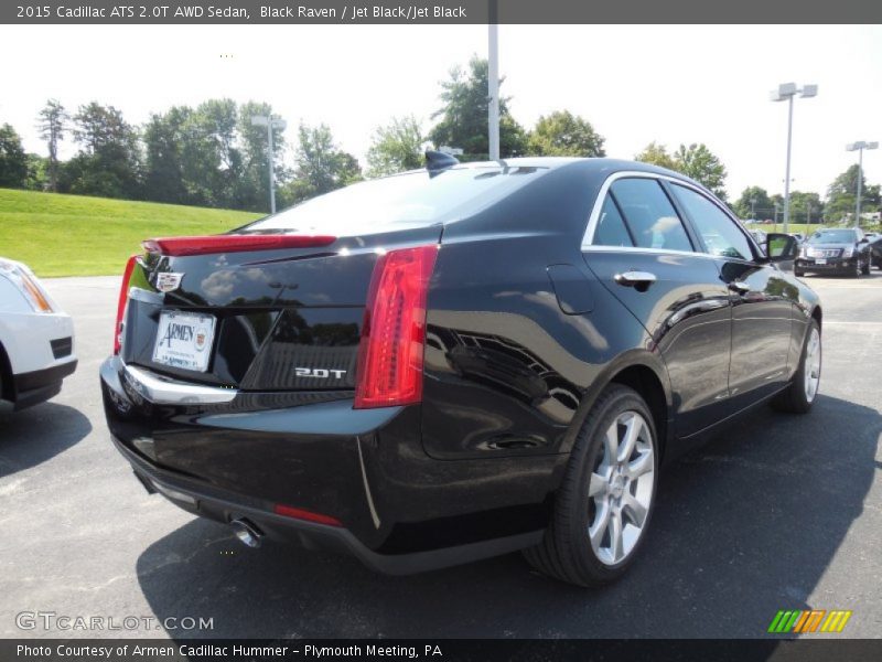 Black Raven / Jet Black/Jet Black 2015 Cadillac ATS 2.0T AWD Sedan