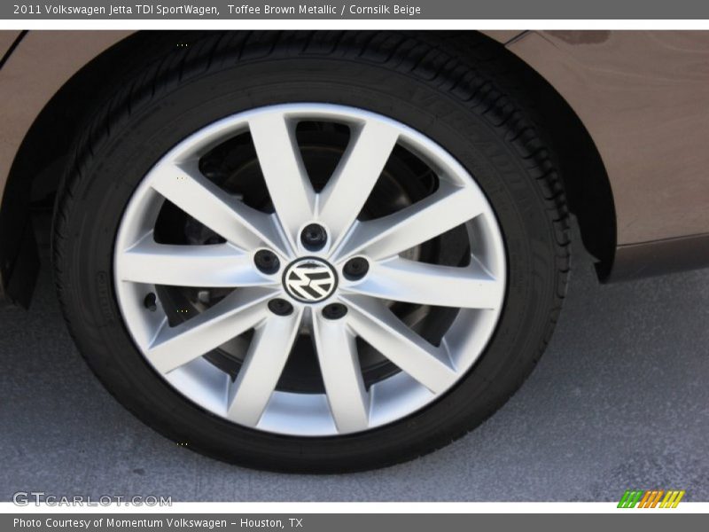 Toffee Brown Metallic / Cornsilk Beige 2011 Volkswagen Jetta TDI SportWagen