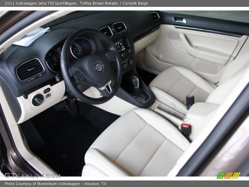 Toffee Brown Metallic / Cornsilk Beige 2011 Volkswagen Jetta TDI SportWagen