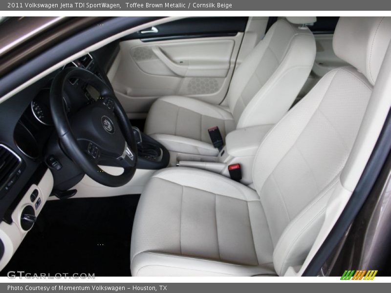 Toffee Brown Metallic / Cornsilk Beige 2011 Volkswagen Jetta TDI SportWagen
