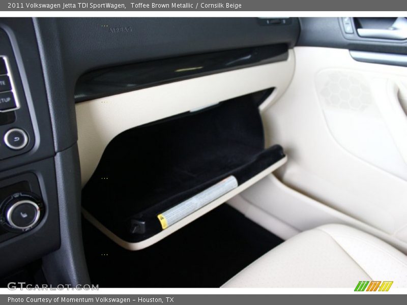 Toffee Brown Metallic / Cornsilk Beige 2011 Volkswagen Jetta TDI SportWagen