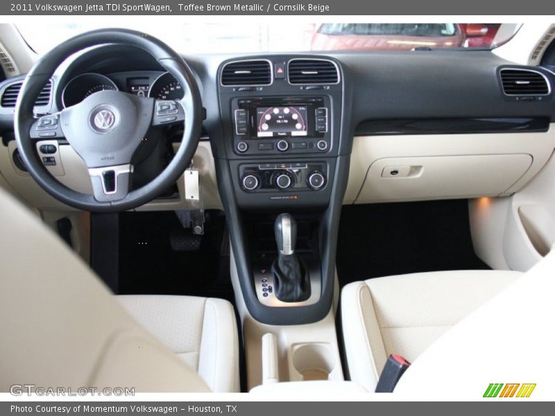 Toffee Brown Metallic / Cornsilk Beige 2011 Volkswagen Jetta TDI SportWagen