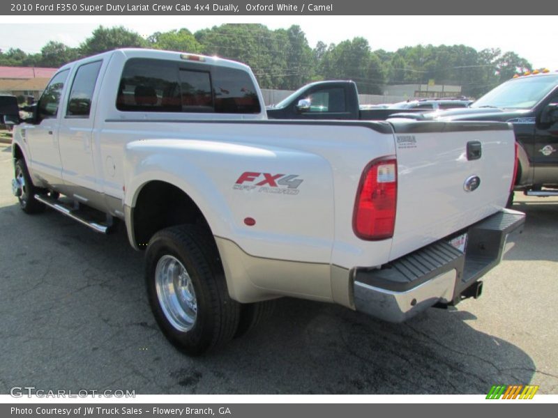 Oxford White / Camel 2010 Ford F350 Super Duty Lariat Crew Cab 4x4 Dually