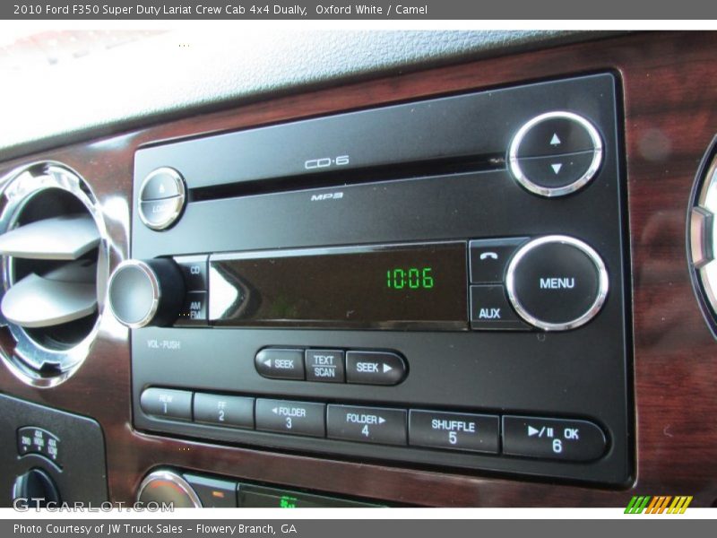 Oxford White / Camel 2010 Ford F350 Super Duty Lariat Crew Cab 4x4 Dually