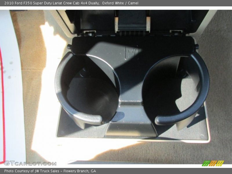 Oxford White / Camel 2010 Ford F350 Super Duty Lariat Crew Cab 4x4 Dually