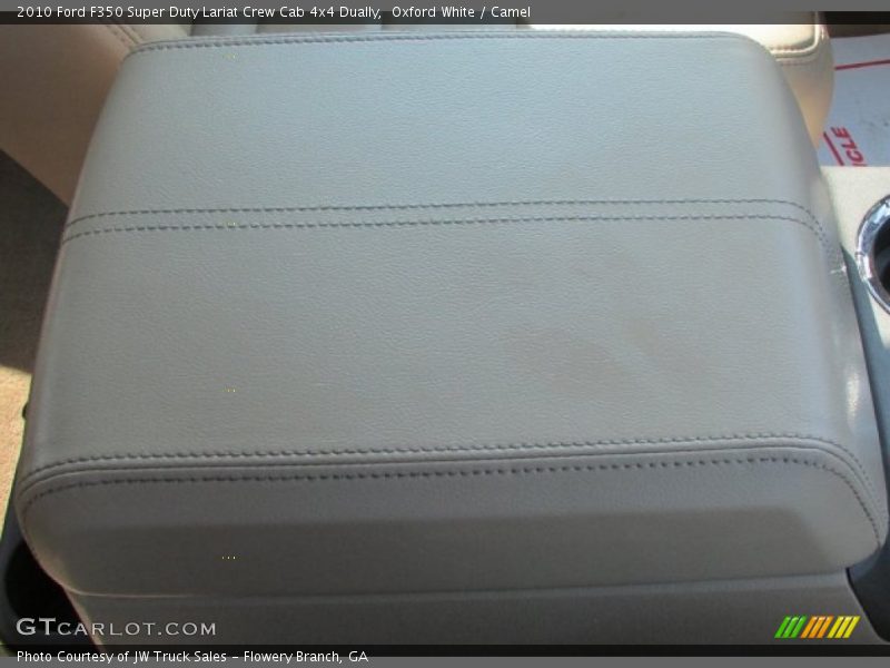 Oxford White / Camel 2010 Ford F350 Super Duty Lariat Crew Cab 4x4 Dually