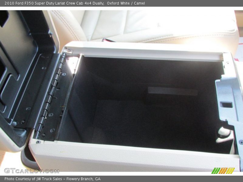 Oxford White / Camel 2010 Ford F350 Super Duty Lariat Crew Cab 4x4 Dually