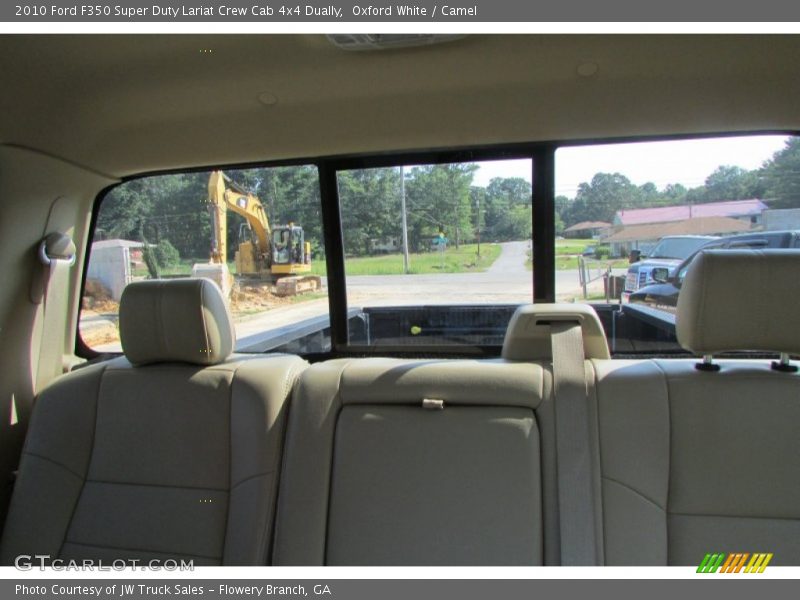 Oxford White / Camel 2010 Ford F350 Super Duty Lariat Crew Cab 4x4 Dually