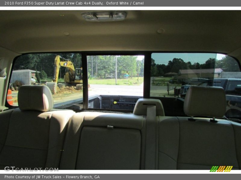 Oxford White / Camel 2010 Ford F350 Super Duty Lariat Crew Cab 4x4 Dually