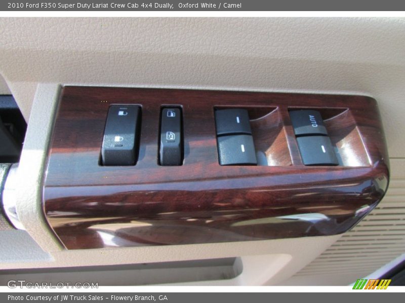 Oxford White / Camel 2010 Ford F350 Super Duty Lariat Crew Cab 4x4 Dually