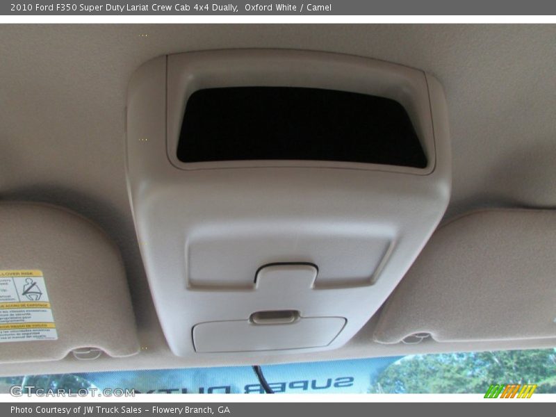 Oxford White / Camel 2010 Ford F350 Super Duty Lariat Crew Cab 4x4 Dually