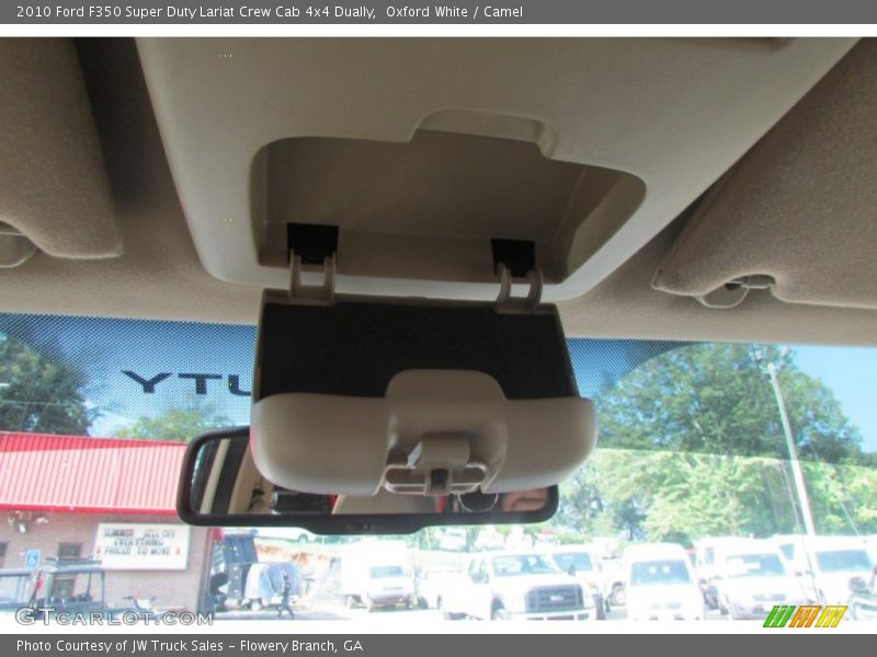 Oxford White / Camel 2010 Ford F350 Super Duty Lariat Crew Cab 4x4 Dually