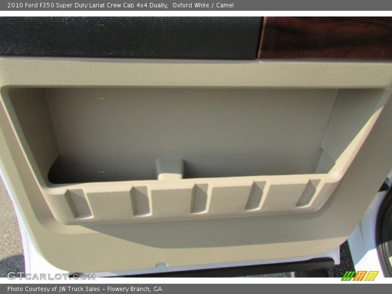Oxford White / Camel 2010 Ford F350 Super Duty Lariat Crew Cab 4x4 Dually