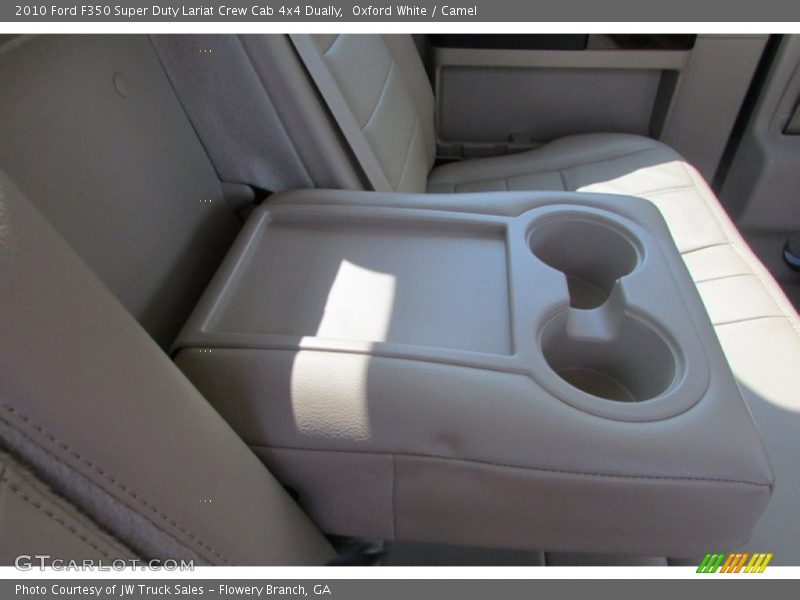 Oxford White / Camel 2010 Ford F350 Super Duty Lariat Crew Cab 4x4 Dually