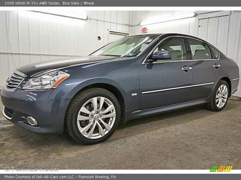 Blue Slate / Wheat 2008 Infiniti M 35x AWD Sedan