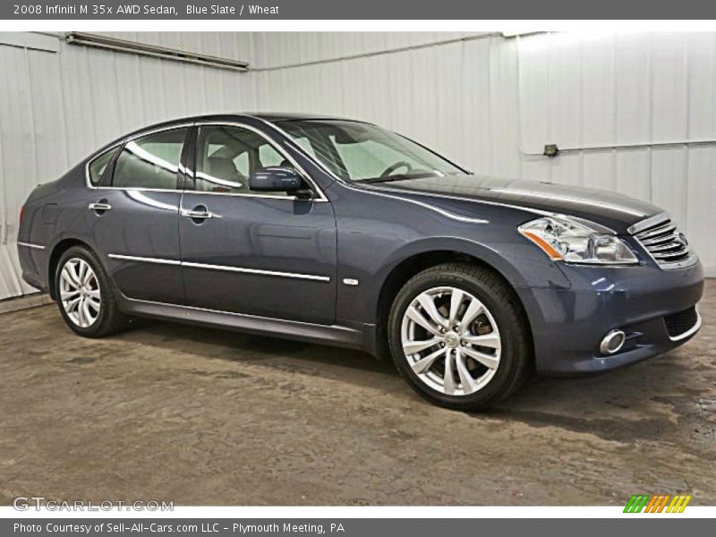 Blue Slate / Wheat 2008 Infiniti M 35x AWD Sedan