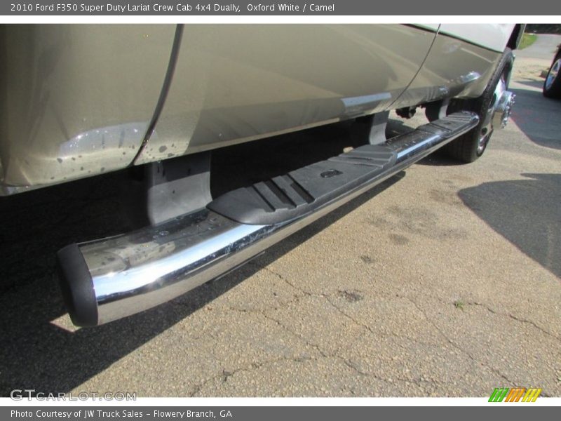 Oxford White / Camel 2010 Ford F350 Super Duty Lariat Crew Cab 4x4 Dually