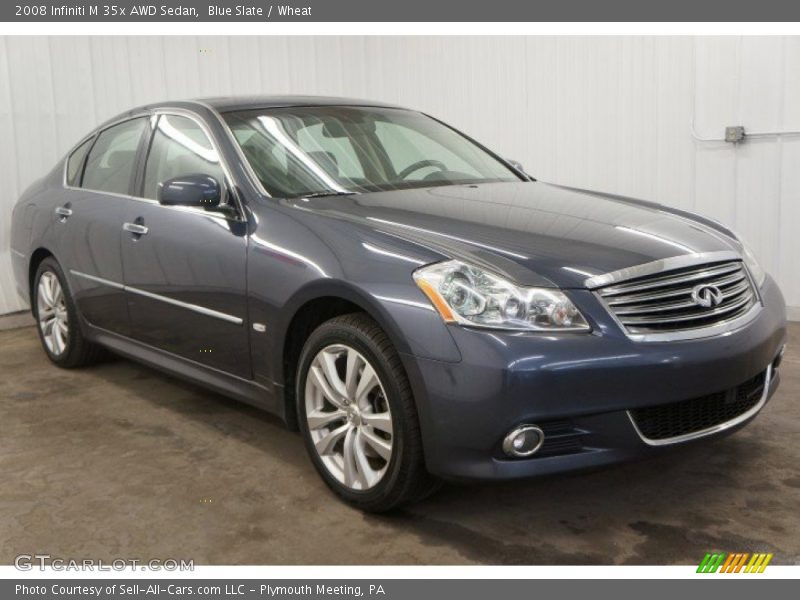 Blue Slate / Wheat 2008 Infiniti M 35x AWD Sedan
