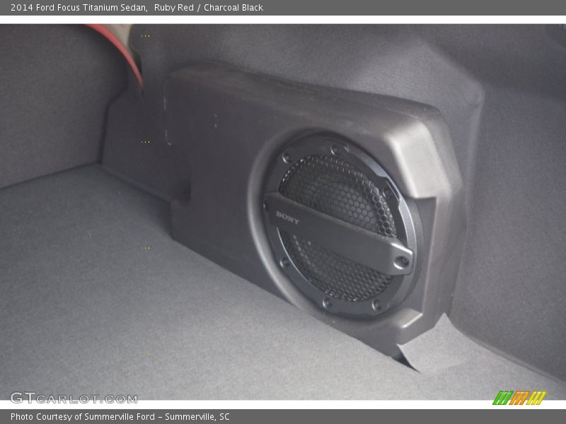 Ruby Red / Charcoal Black 2014 Ford Focus Titanium Sedan