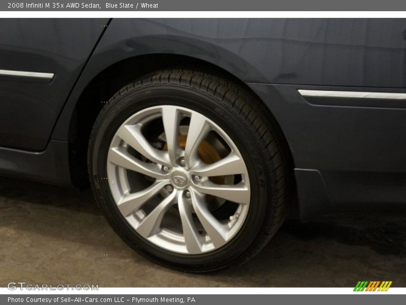Blue Slate / Wheat 2008 Infiniti M 35x AWD Sedan