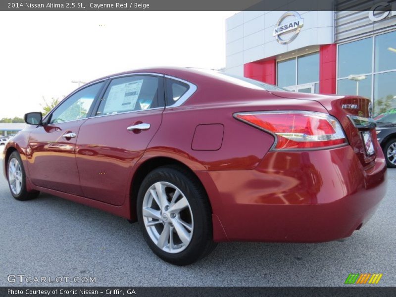 Cayenne Red / Beige 2014 Nissan Altima 2.5 SL