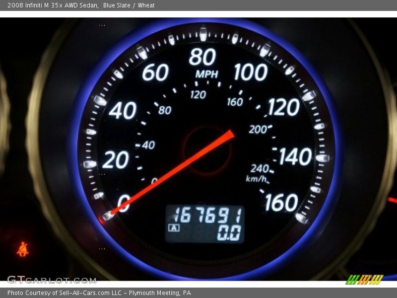 Blue Slate / Wheat 2008 Infiniti M 35x AWD Sedan