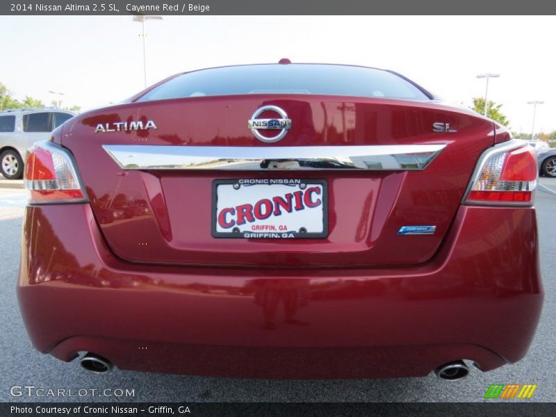 Cayenne Red / Beige 2014 Nissan Altima 2.5 SL