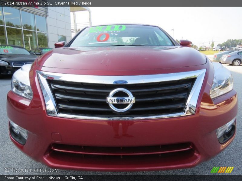 Cayenne Red / Beige 2014 Nissan Altima 2.5 SL