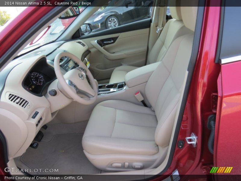 Cayenne Red / Beige 2014 Nissan Altima 2.5 SL