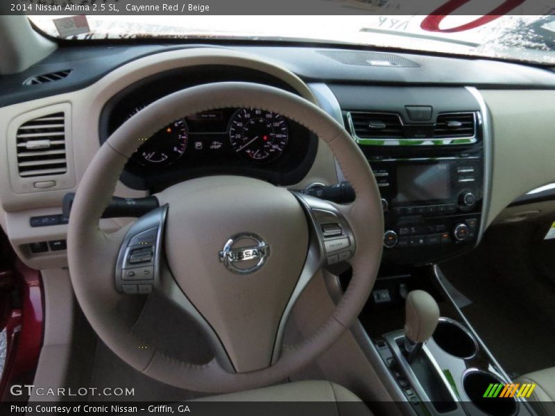 Cayenne Red / Beige 2014 Nissan Altima 2.5 SL