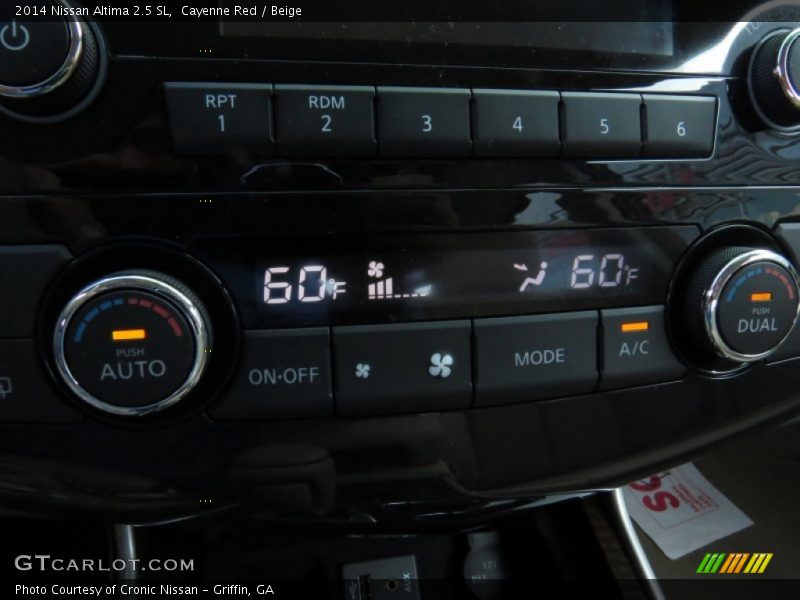 Cayenne Red / Beige 2014 Nissan Altima 2.5 SL