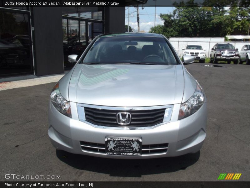 Alabaster Silver Metallic / Gray 2009 Honda Accord EX Sedan