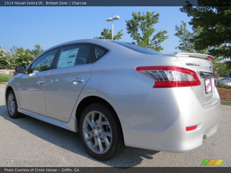 Brilliant Silver / Charcoal 2014 Nissan Sentra SR