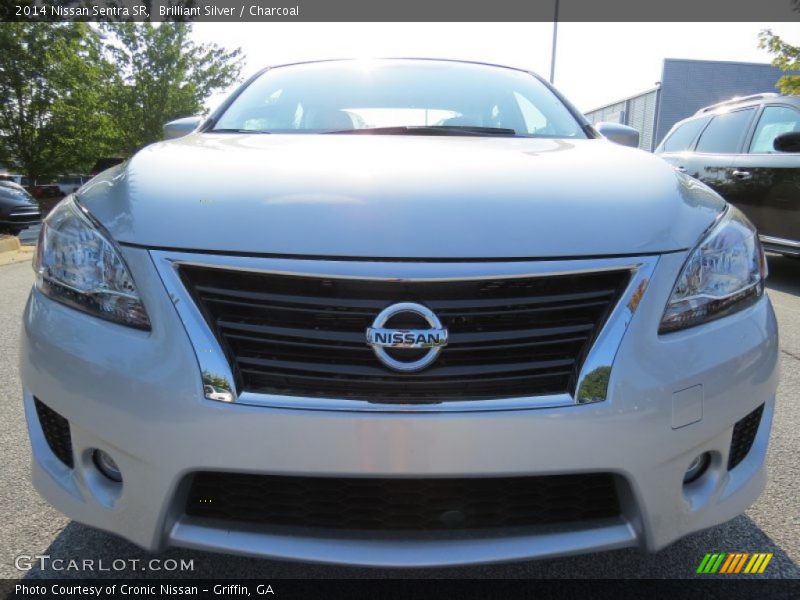 Brilliant Silver / Charcoal 2014 Nissan Sentra SR