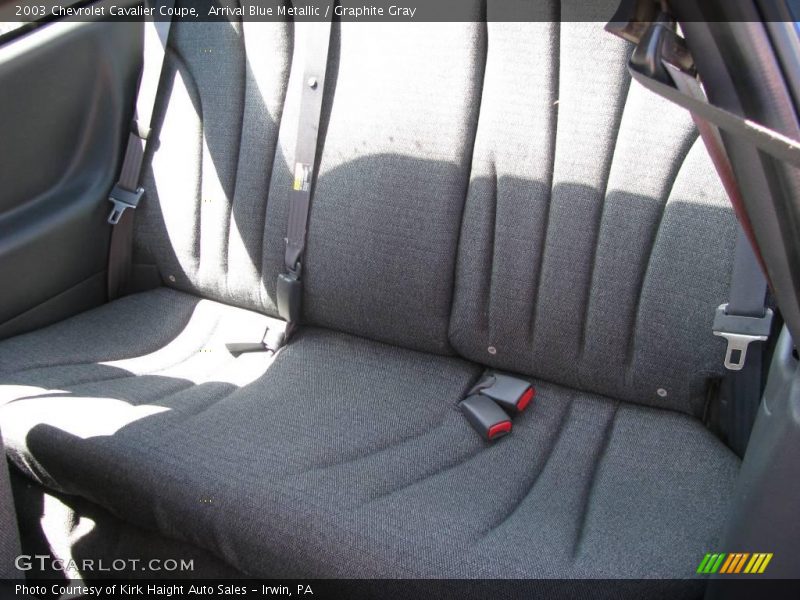 Arrival Blue Metallic / Graphite Gray 2003 Chevrolet Cavalier Coupe