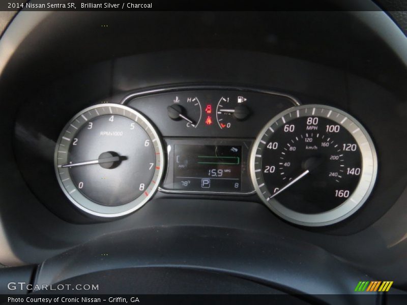 Brilliant Silver / Charcoal 2014 Nissan Sentra SR