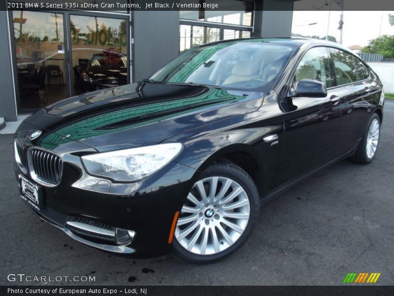 Jet Black / Venetian Beige 2011 BMW 5 Series 535i xDrive Gran Turismo