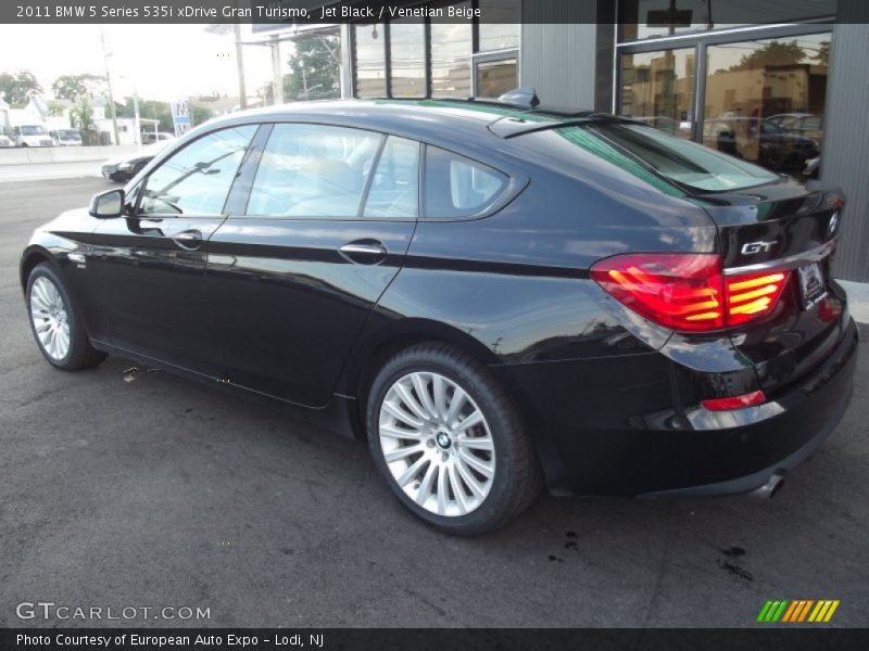 Jet Black / Venetian Beige 2011 BMW 5 Series 535i xDrive Gran Turismo