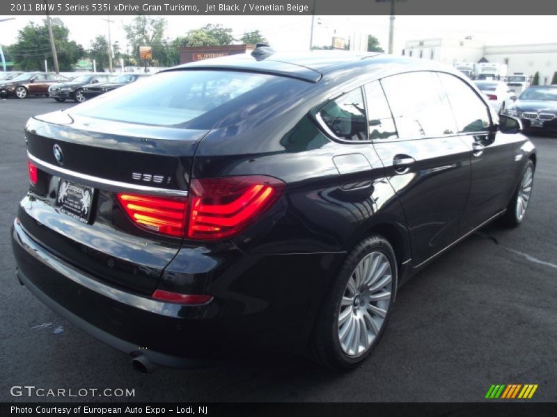 Jet Black / Venetian Beige 2011 BMW 5 Series 535i xDrive Gran Turismo
