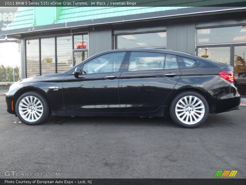 Jet Black / Venetian Beige 2011 BMW 5 Series 535i xDrive Gran Turismo