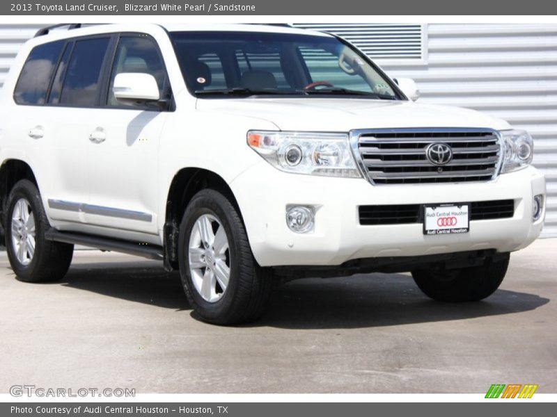 Blizzard White Pearl / Sandstone 2013 Toyota Land Cruiser