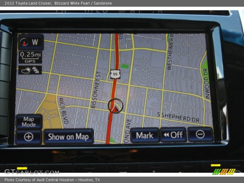 Blizzard White Pearl / Sandstone 2013 Toyota Land Cruiser